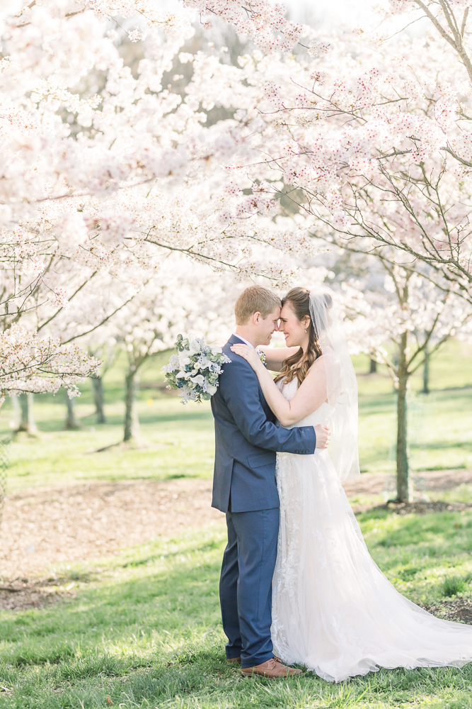 Cincinnati cherry blossoms wedding