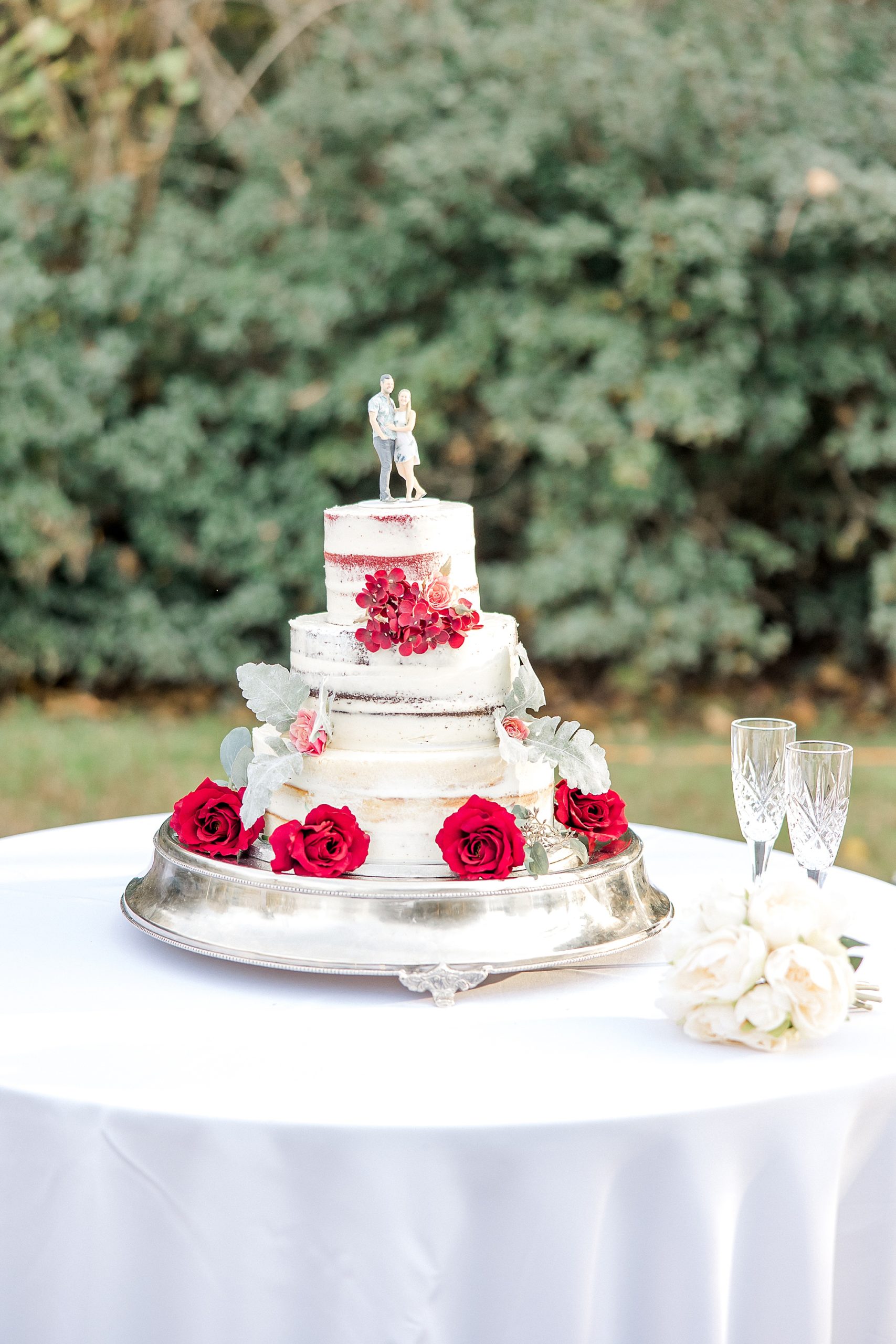 wedding cake at SC wedding