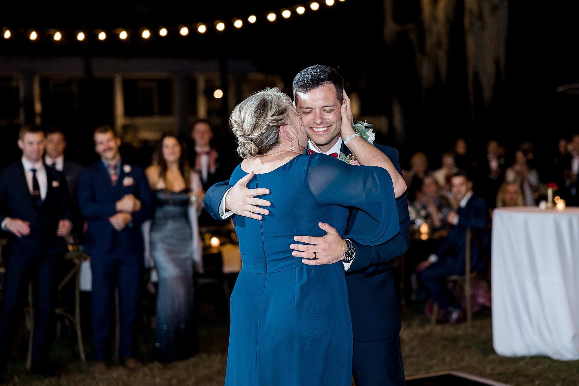 mother-son dance at Magnolia Plantation and Gardens Wedding