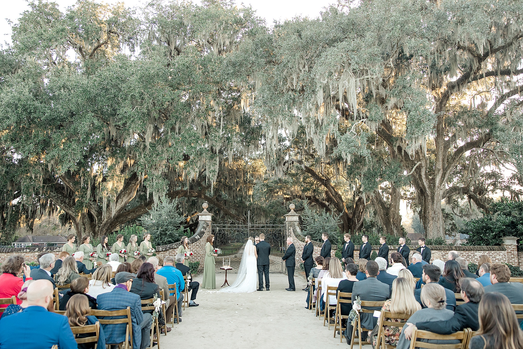SC wedding ceremony at Boone Hall Plantation