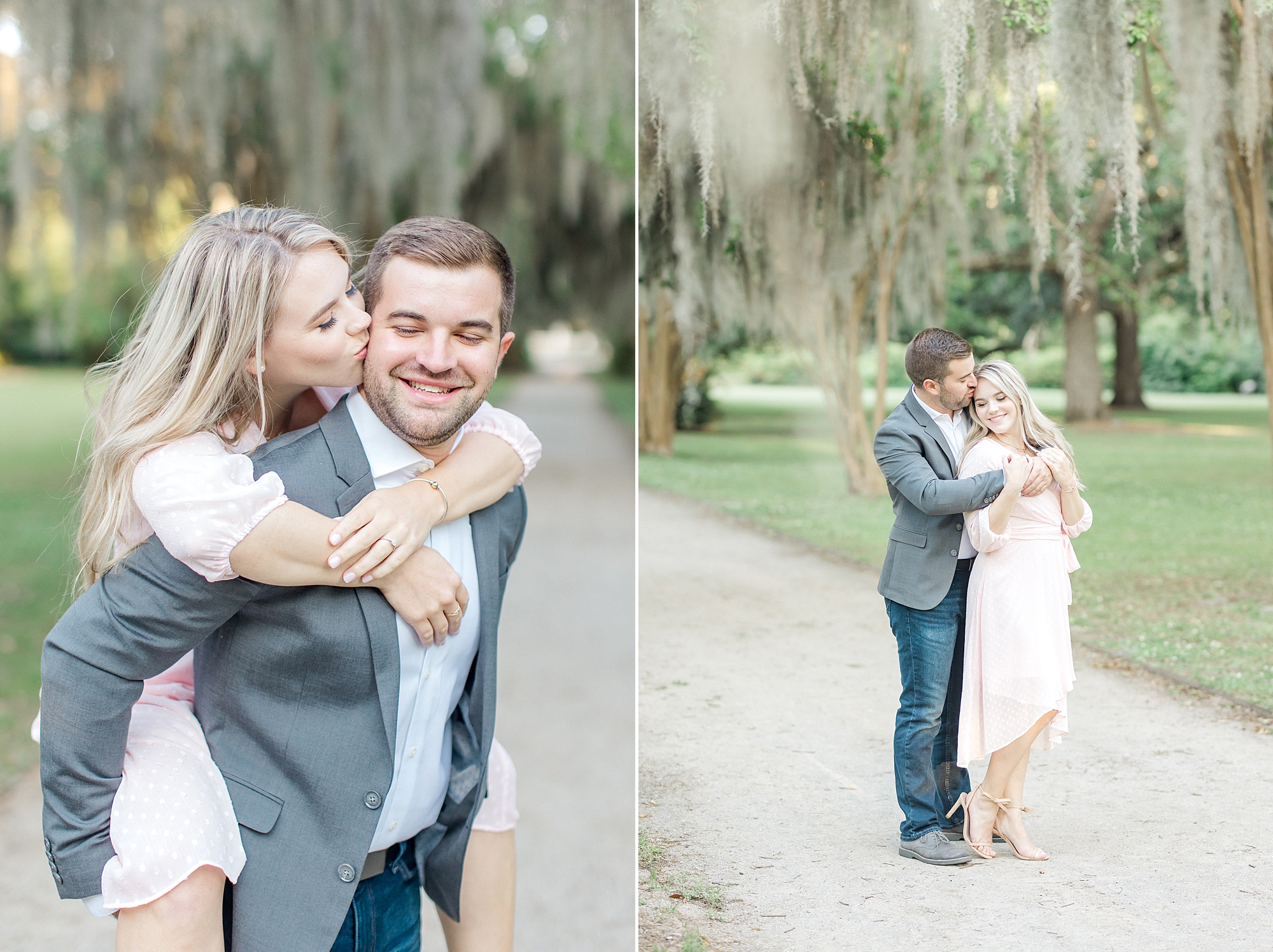 candid moments of couple captured by Charleston SC Engagement photographer Karen Schanely