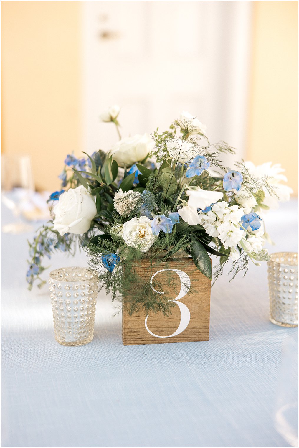 table setting from Charleston SC wedding