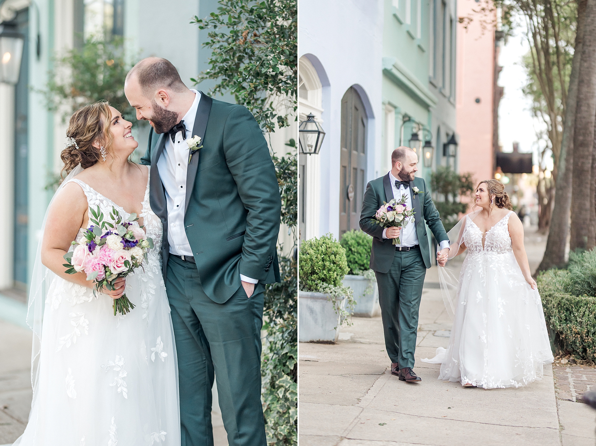 wedding portraits after intimate elopement