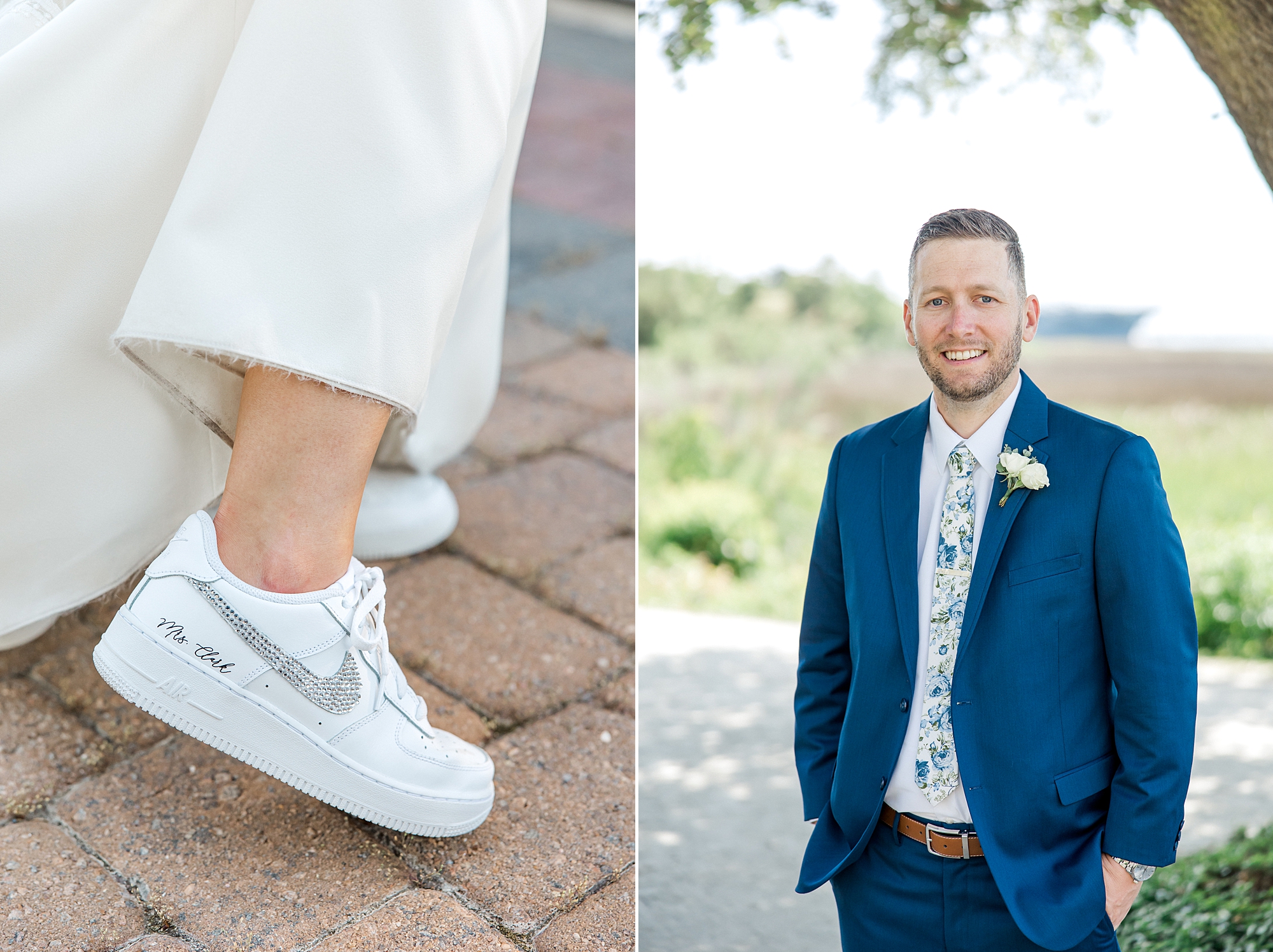 bride reception shoes