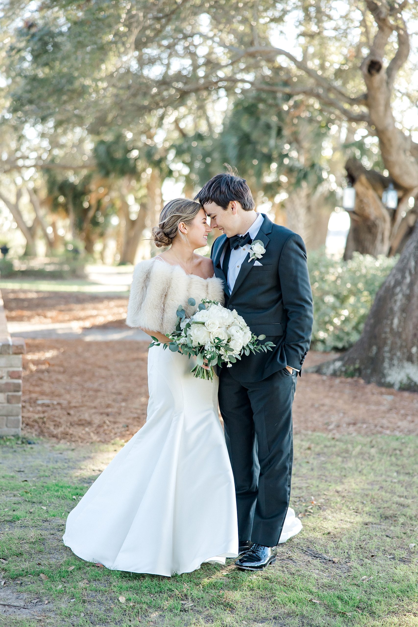 timeless wedding portraits from Lowndes Grove Winter Wedding