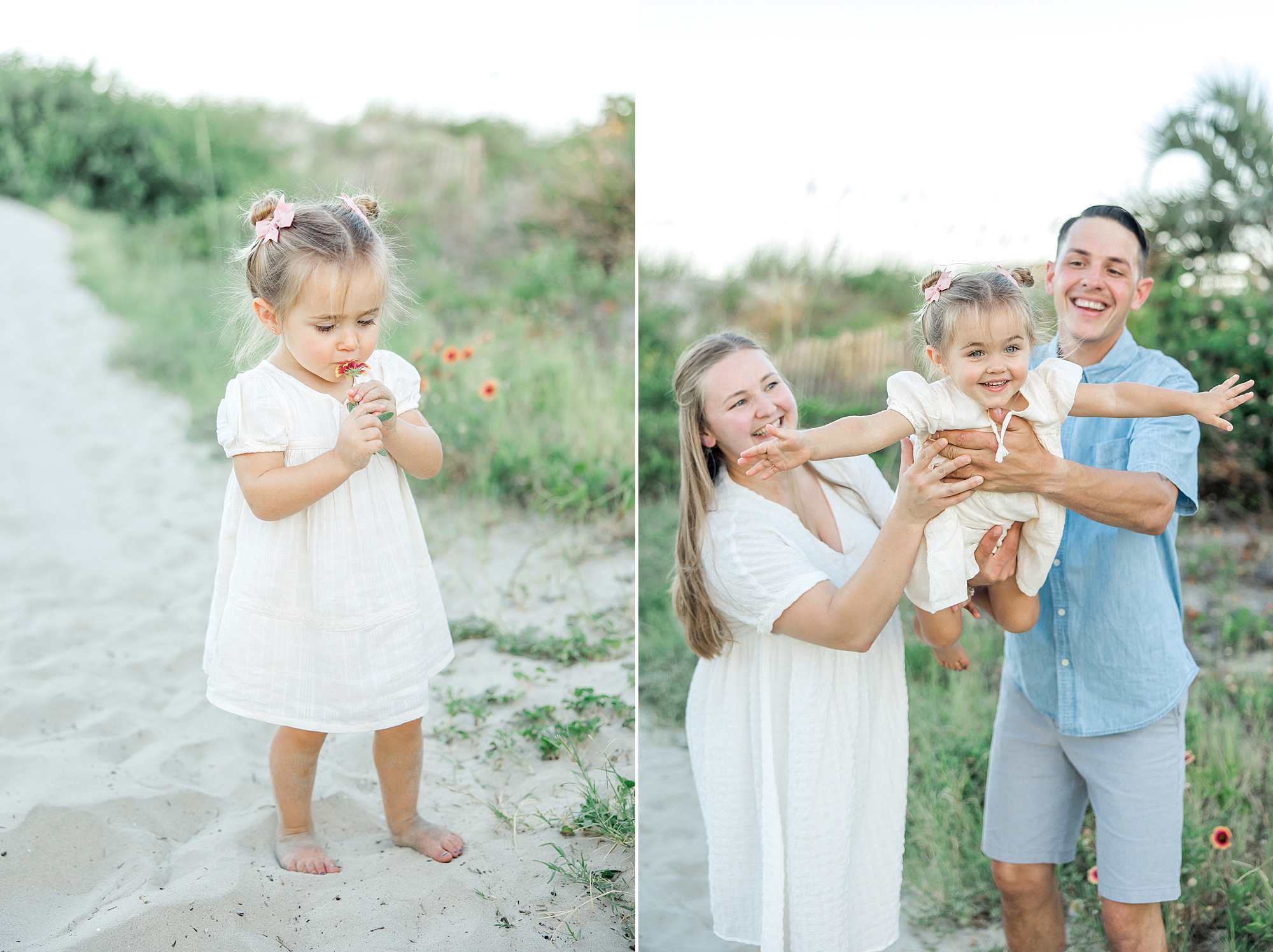 Charleston Family photographer Karen Schanely captures family of three at Isle of Palms
