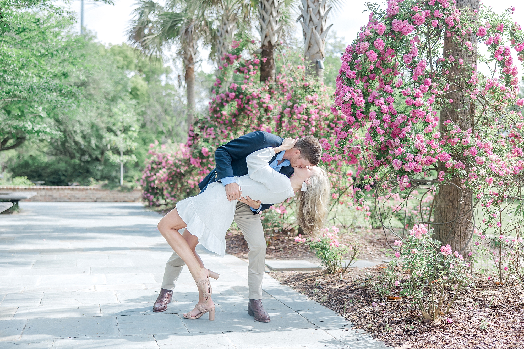 romantic engagement photos from Dreamy Downtown Charleston Engagement session