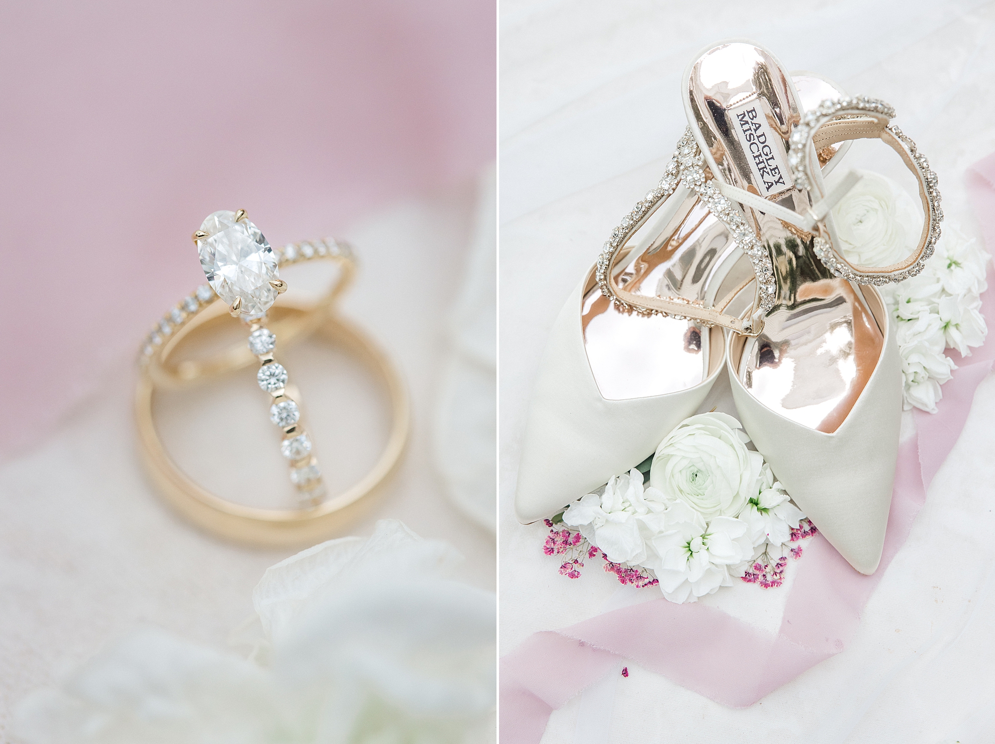 wedding rings and shoes from Waterfront Charleston Wedding