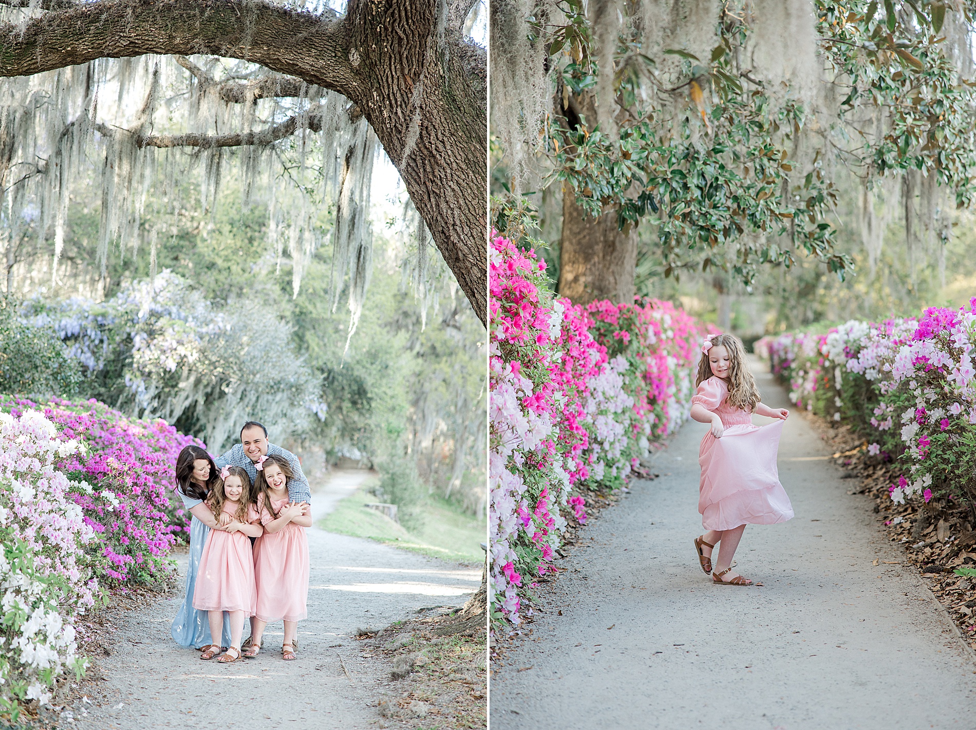 Charleston family session at Middleton Place