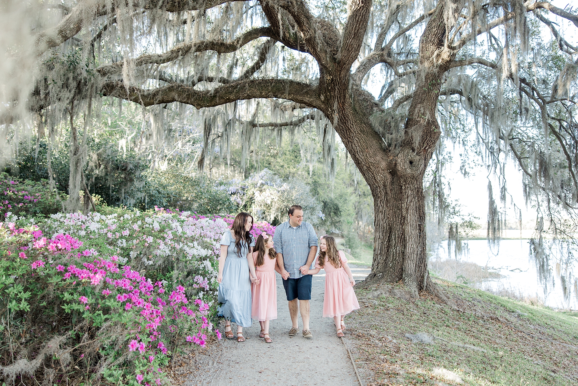 Garden Family Session at Middleton Place in Charleston