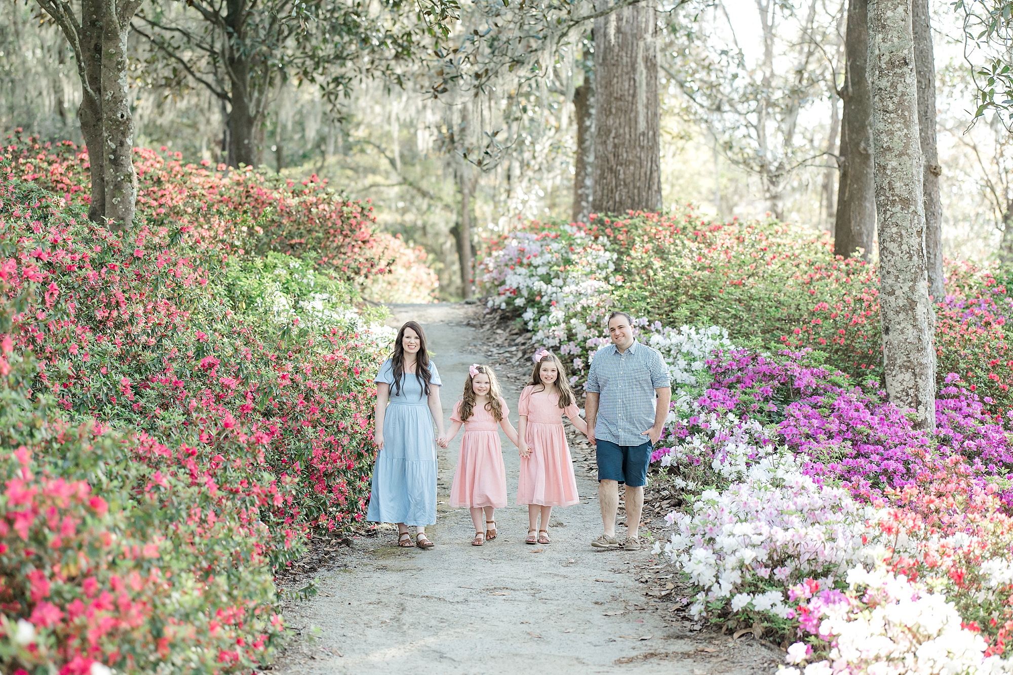 Garden Family Session at Middleton Place