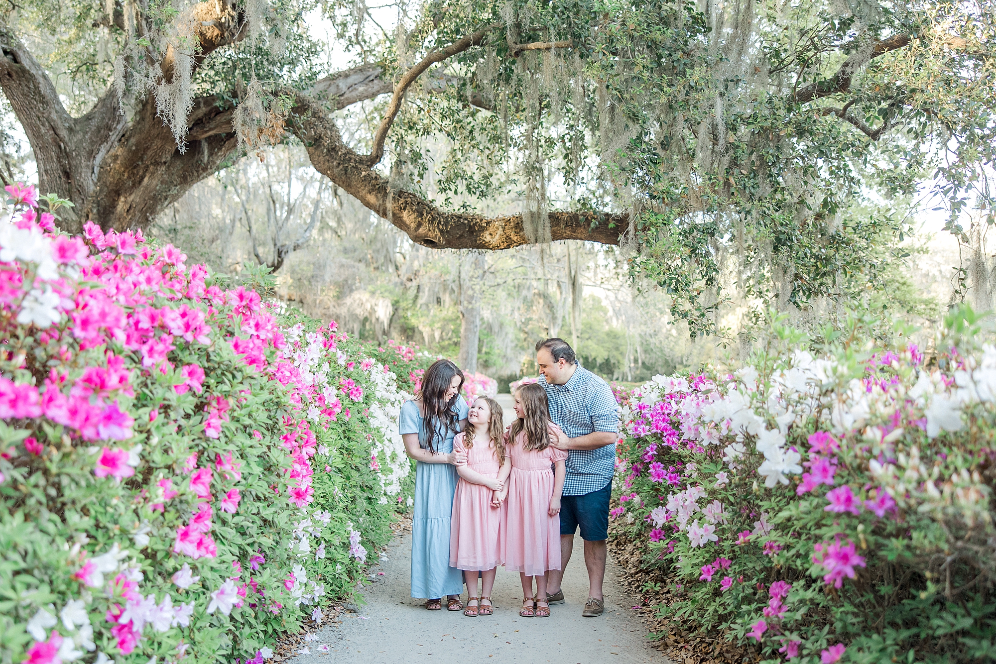 Garden Family Session at Middleton Place