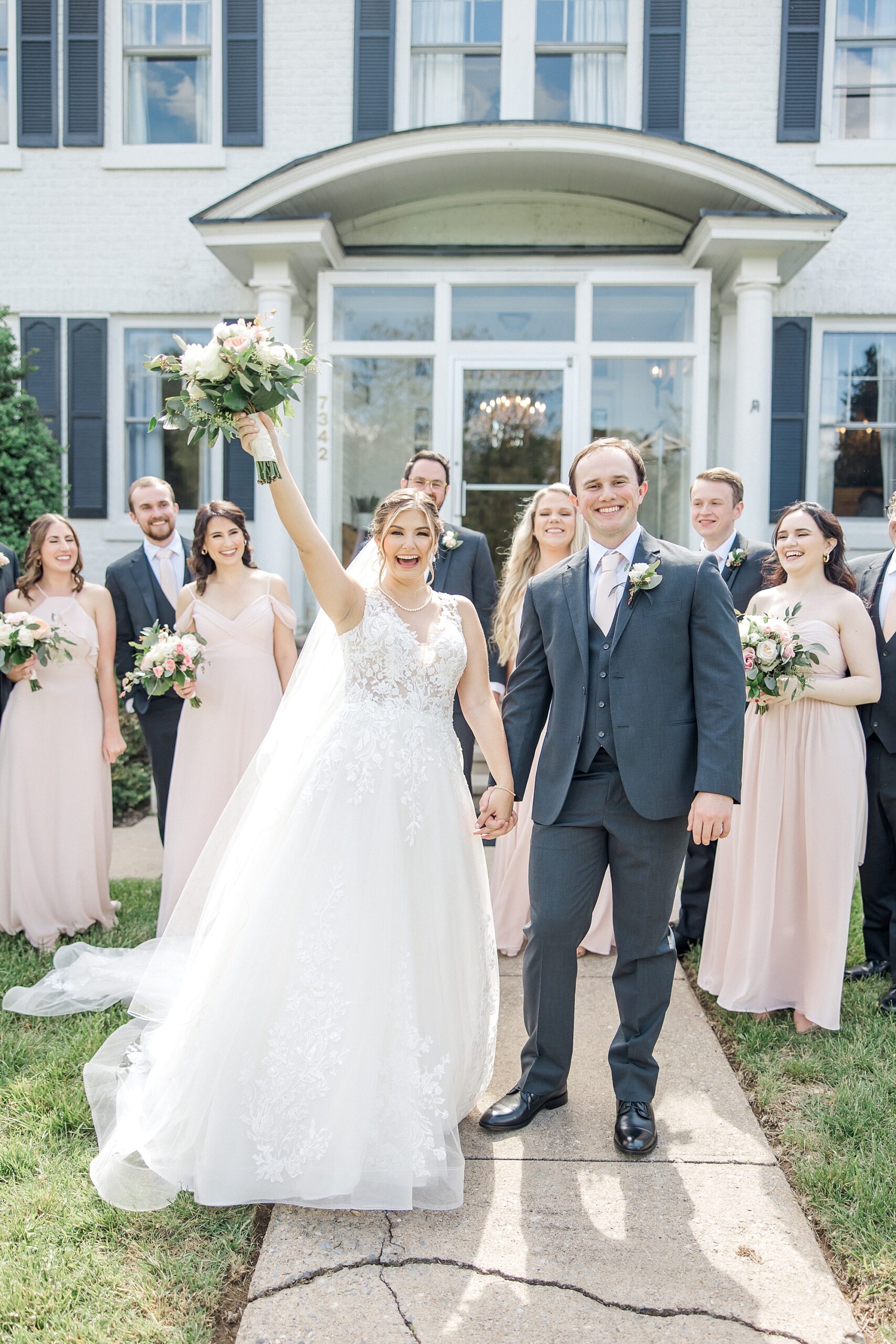 wedding party portraits at Sunnybrook Wedding venue