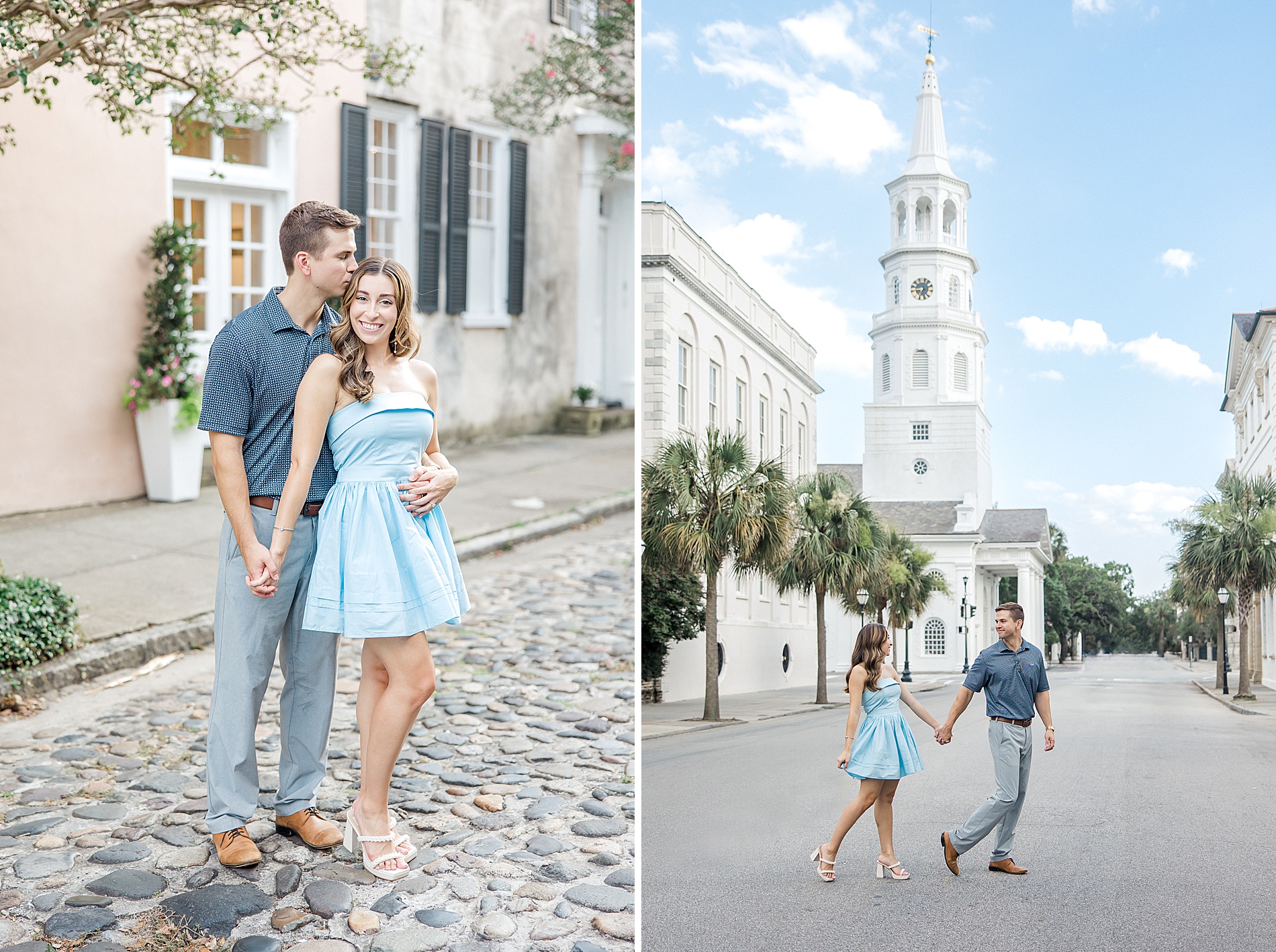 historic Downtown Charleston Engagement session