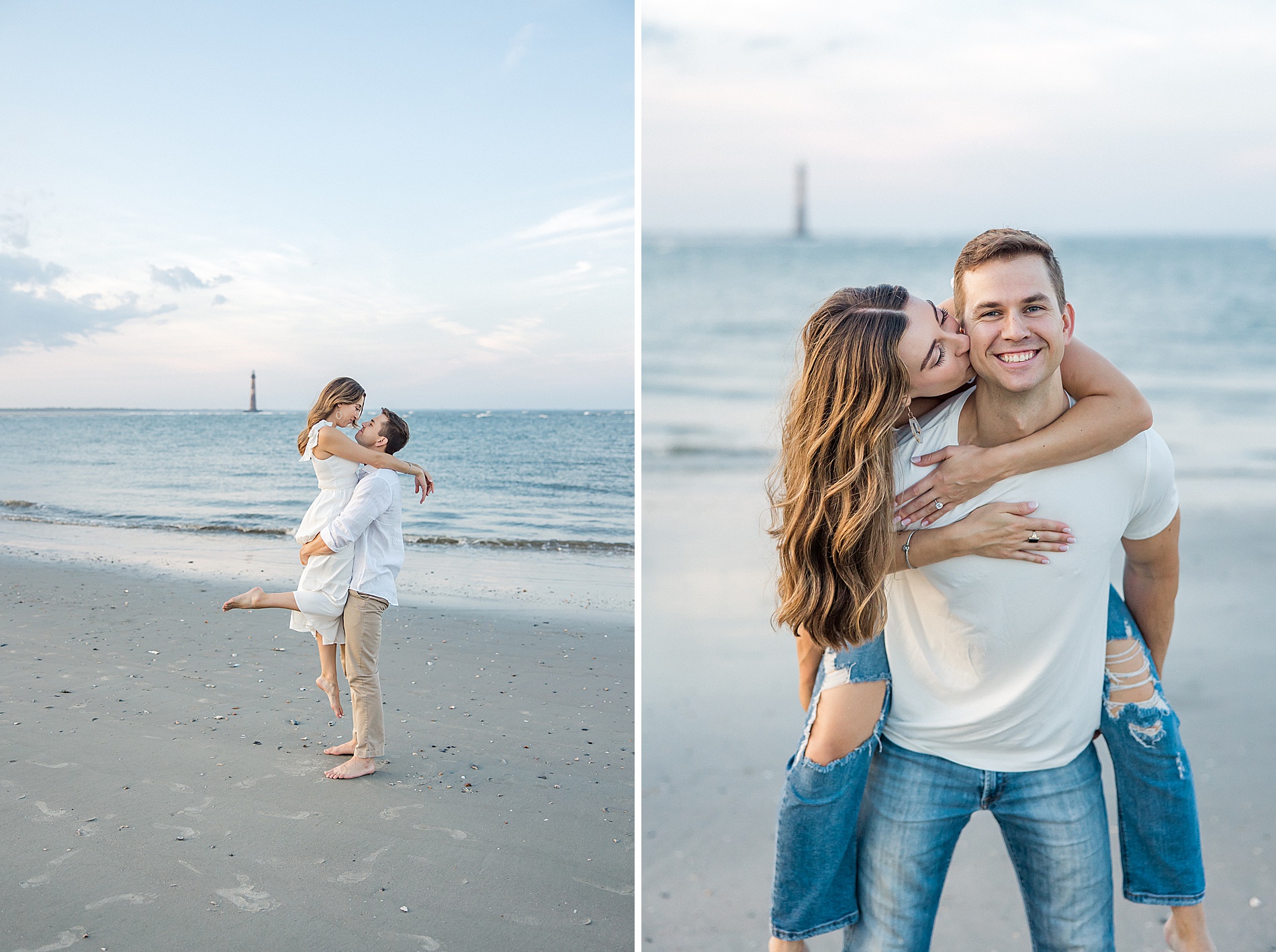 candid engagement portaits from Charleston Engagement