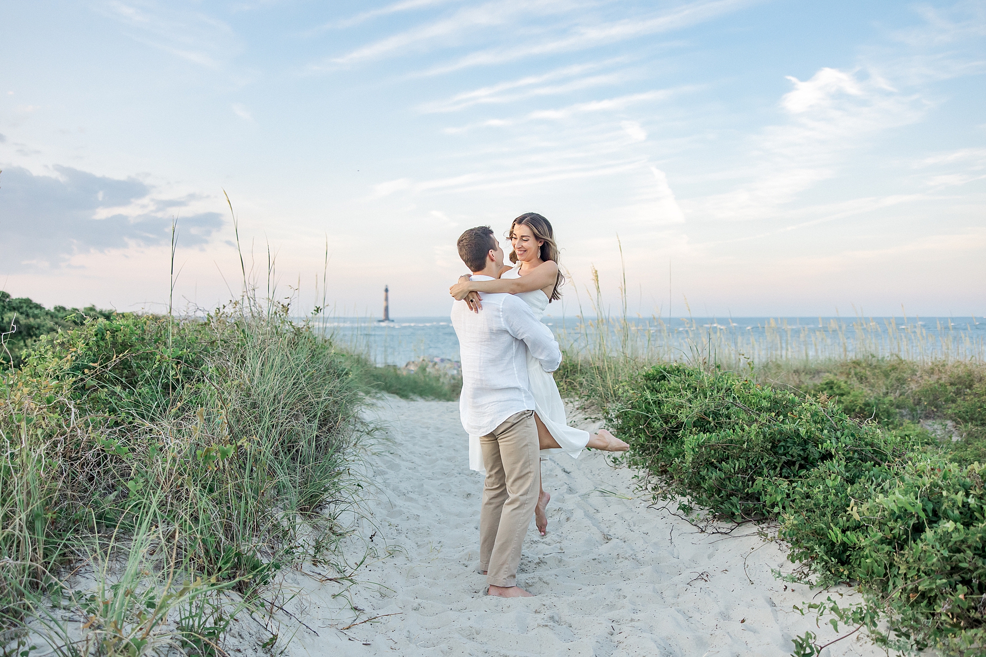 Folly Beach engagement session