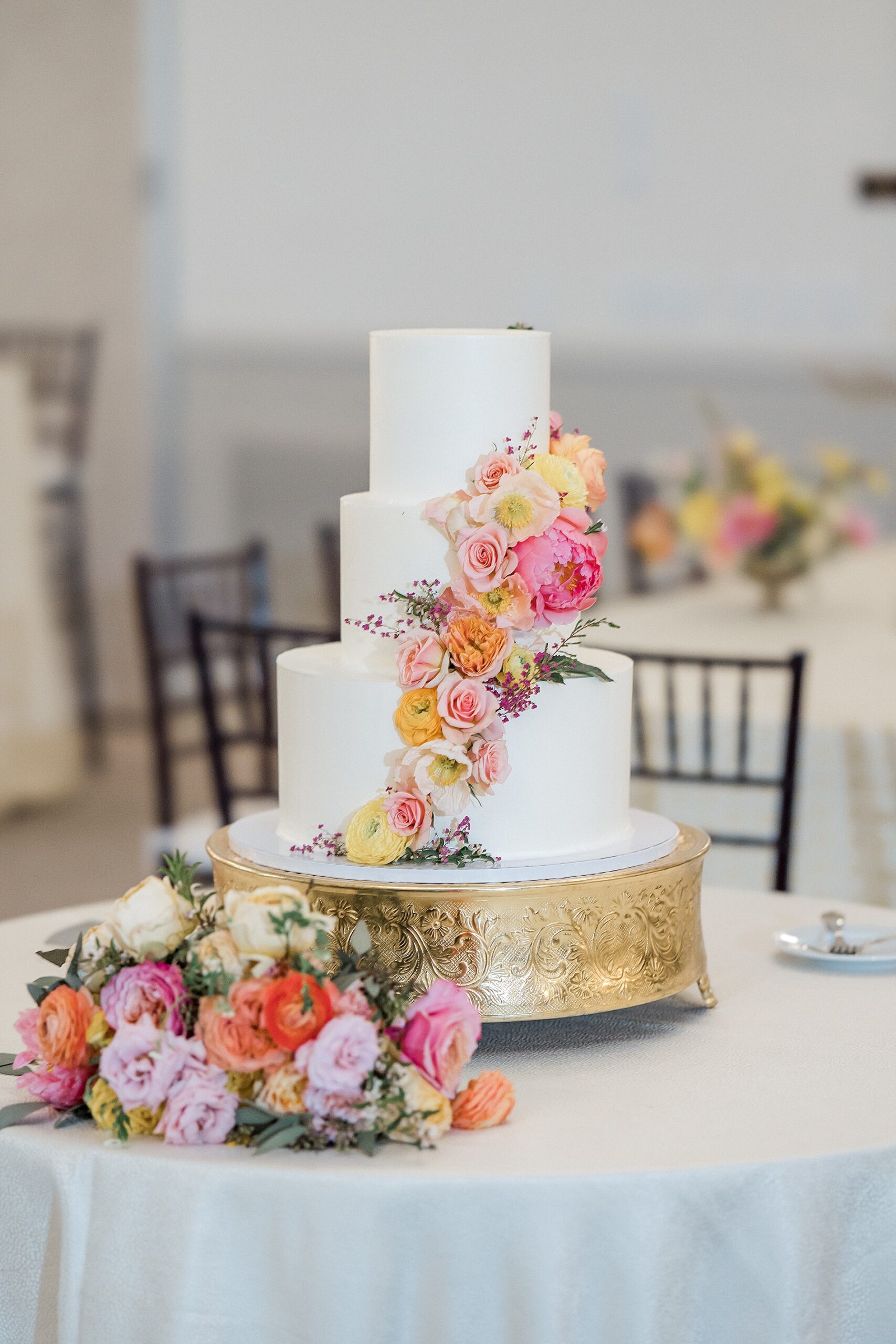 wedding cake from Elegant Spring Wedding in Charleston