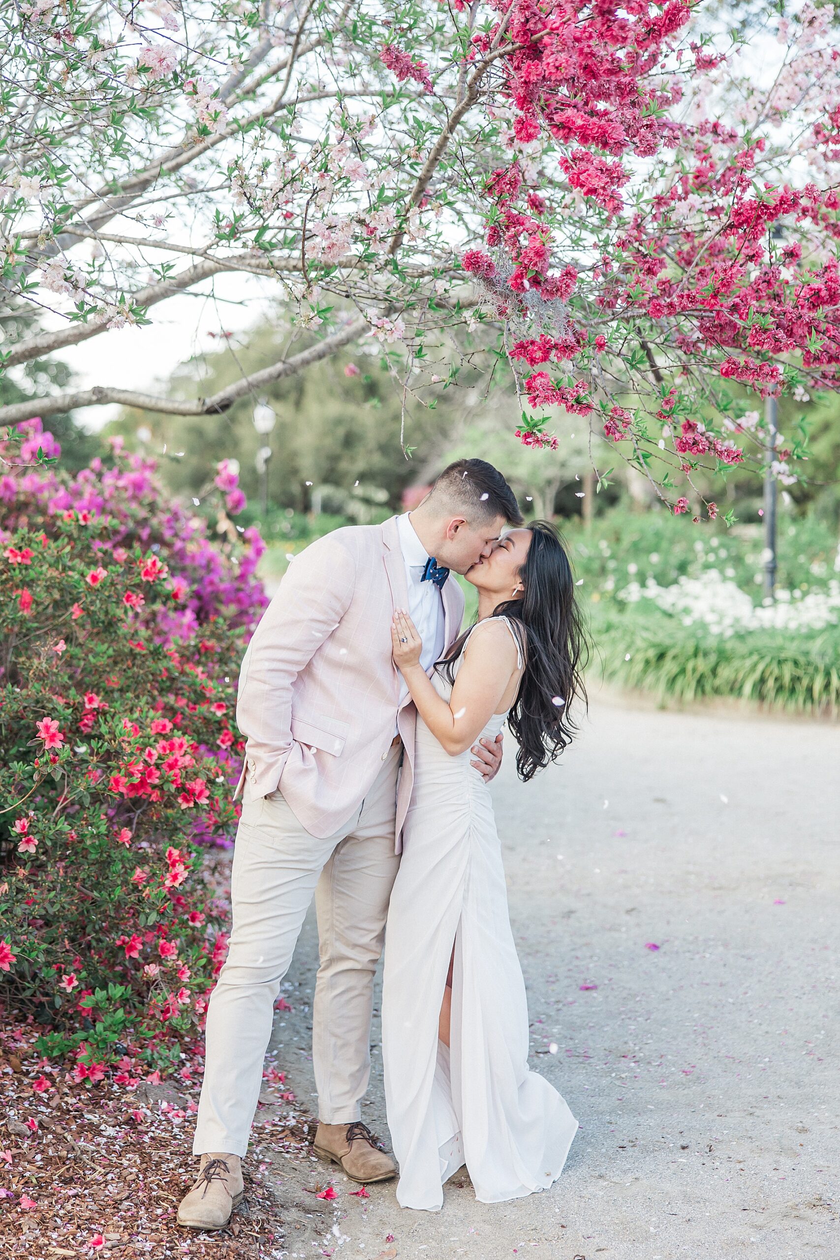 romantic engagement photos in Charleston