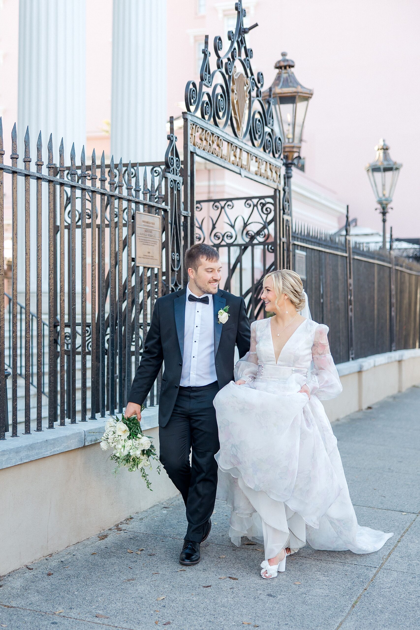 Classic wedding portraits in Charleston