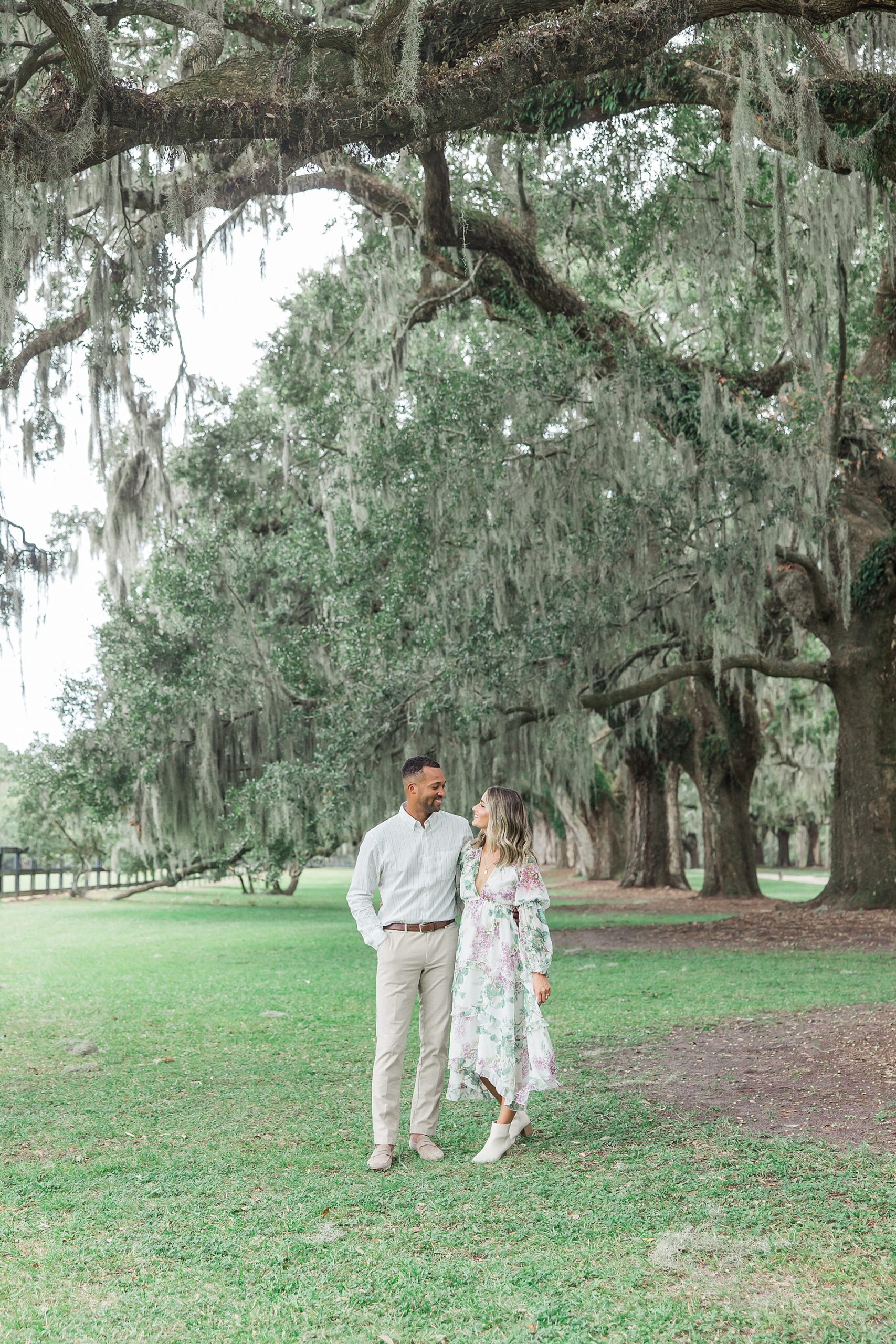 Timeless family photos in Charleston at Boone Hall