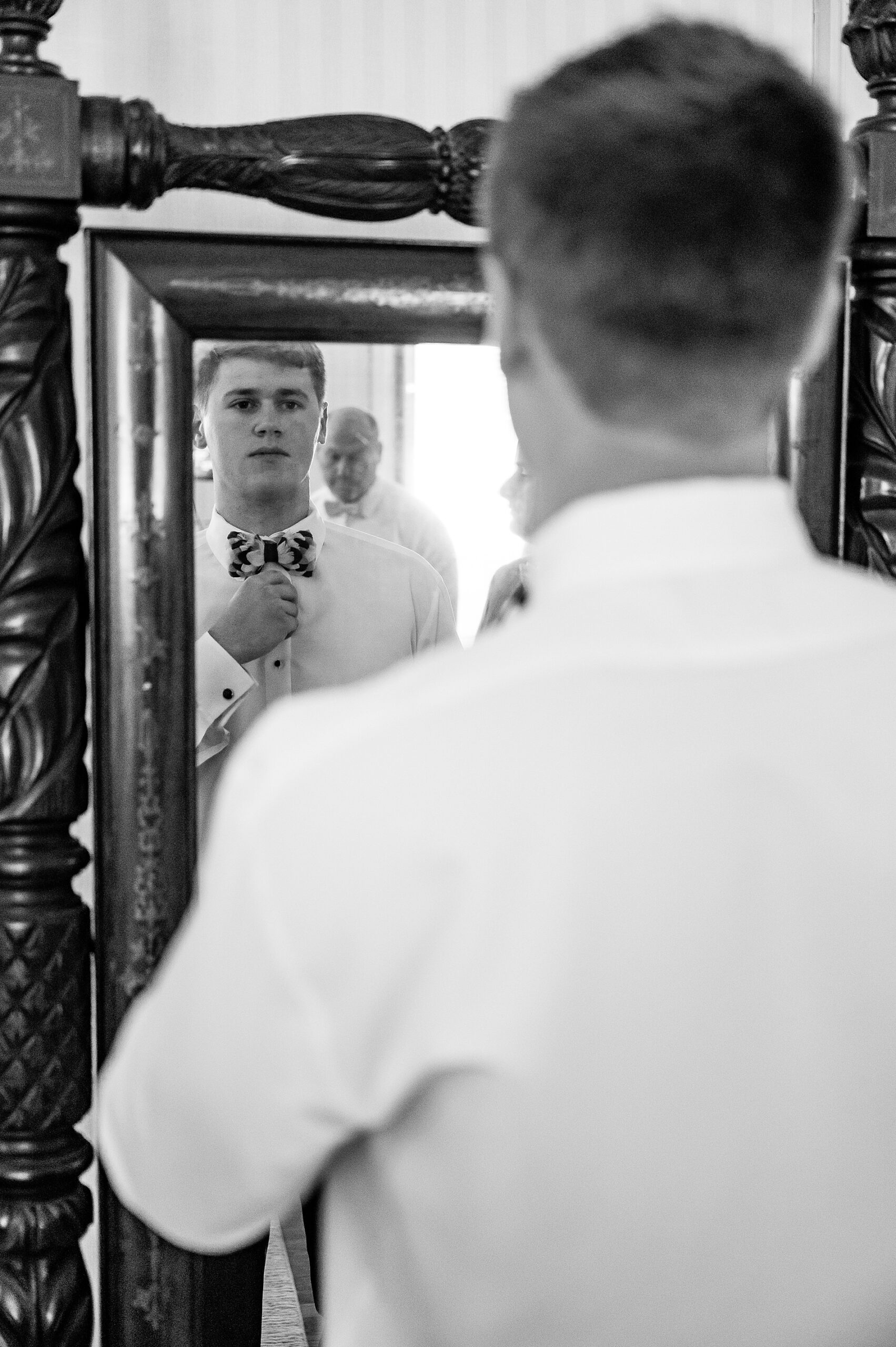 groom getting ready