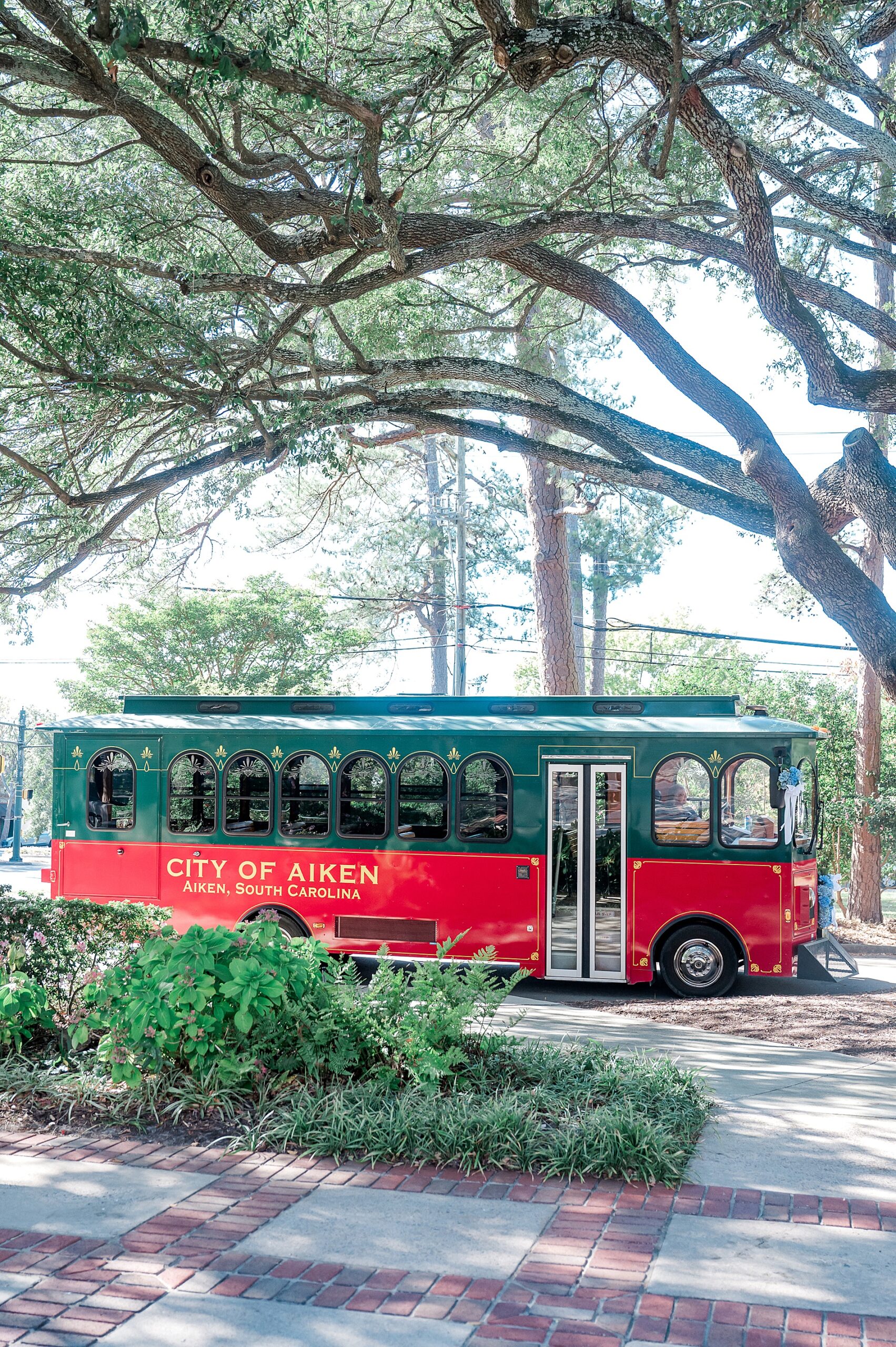 iconic Aiken, SC trolley