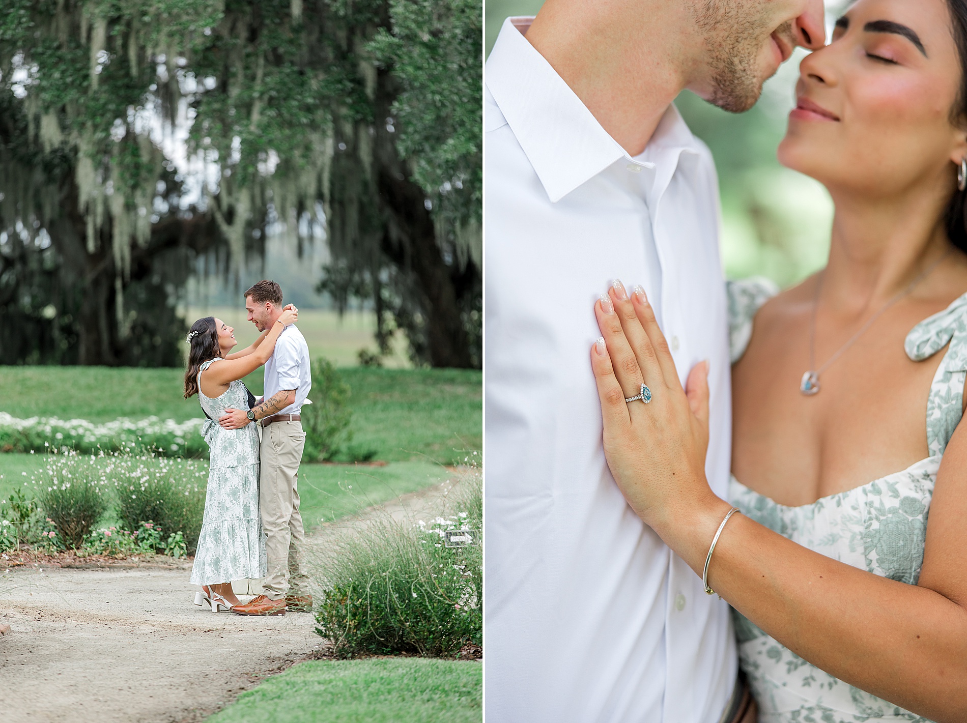 Charleston surprise proposal at Middleton Place