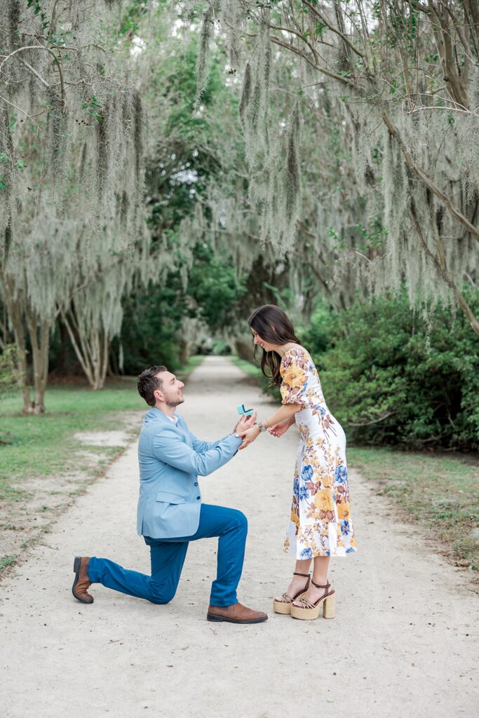 surprise proposal in Charleston
